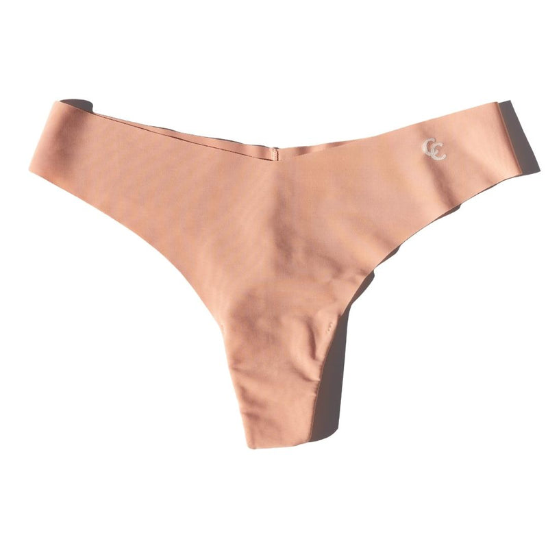 Sexy Seamless Mini T Back Half Thong Underwear For Women Knick313C